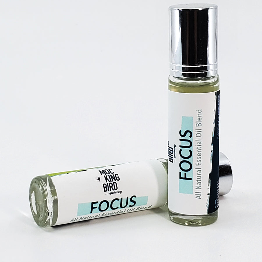 Focus Eliminate Noise Essential Oil Rollerball - The Mockingbird Apothecary & General Store