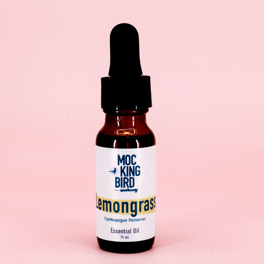 Lemongrass Essential Oil (Cymbopogon flexuosus) - The Mockingbird Apothecary & General Store