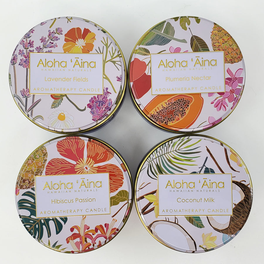 Hawaiian Scents Aromatherapy Travel Size Candle - The Mockingbird Apothecary & General Store