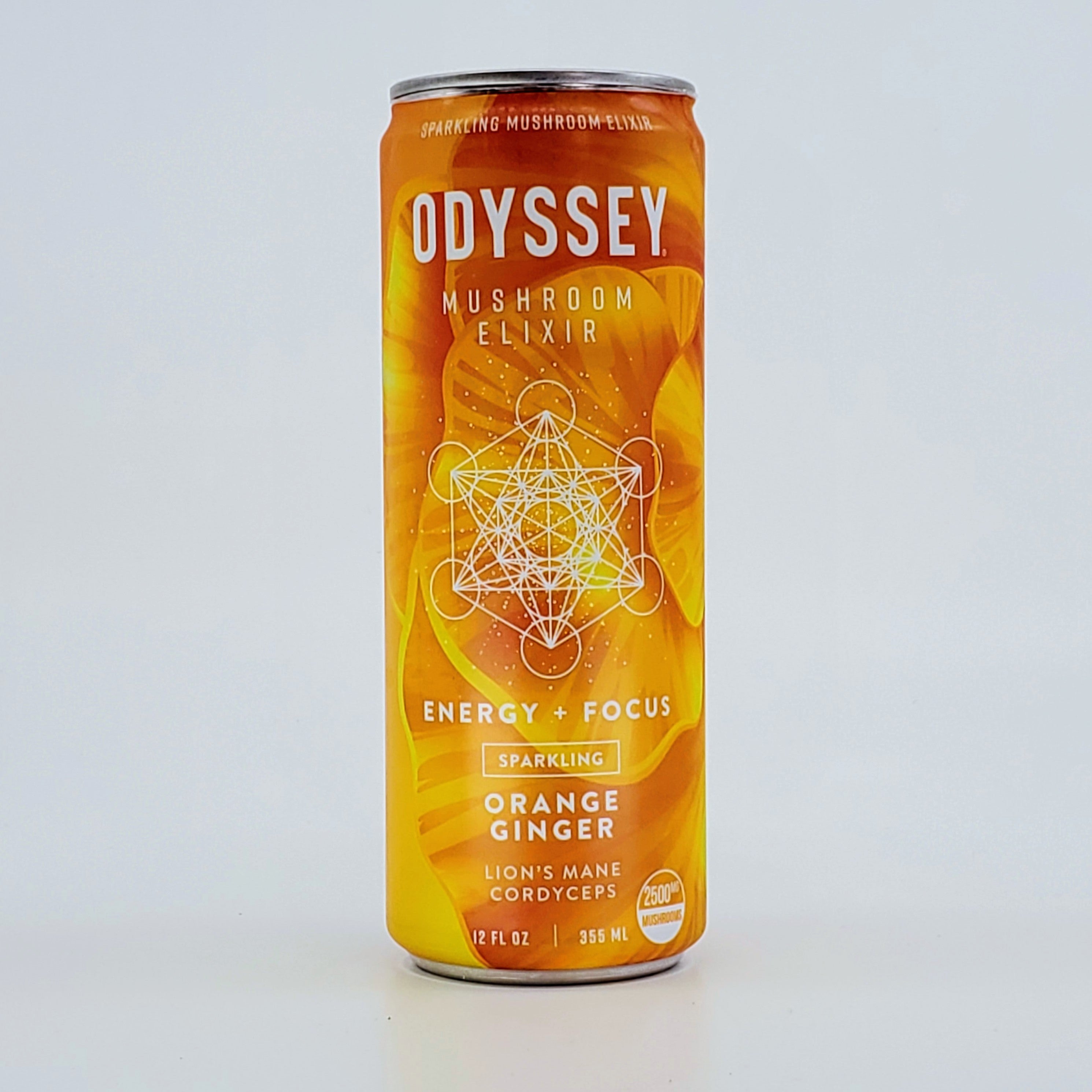 Orange Ginger Odyssey Mushroom Sparkling Elixirs - The Mockingbird Apothecary & General Store