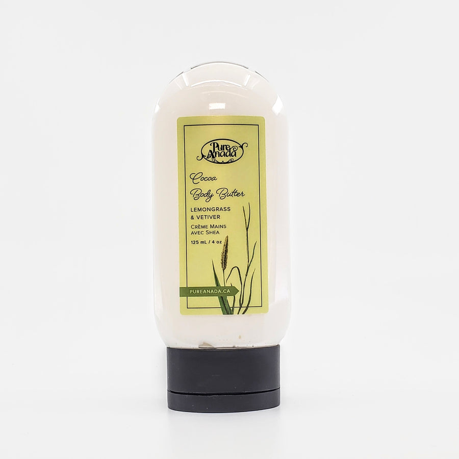 Lemongrass & Vetiver Cocoa Body Butter - The Mockingbird Apothecary & General Store