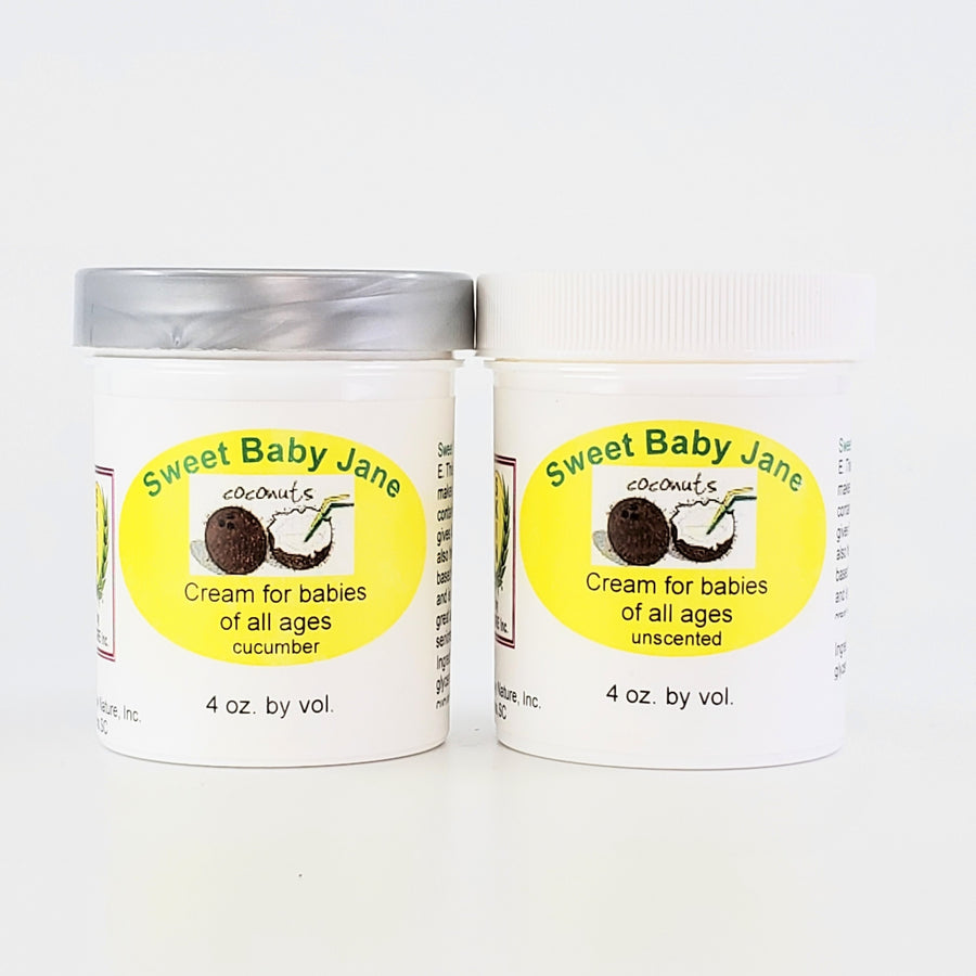 Aloe Vera & Flaxseed Cream "Sweet Baby Jane" - The Mockingbird Apothecary & General Store