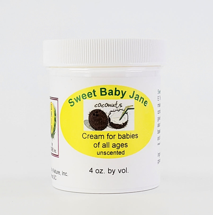 Aloe Vera & Flaxseed Cream "Sweet Baby Jane" - The Mockingbird Apothecary & General Store