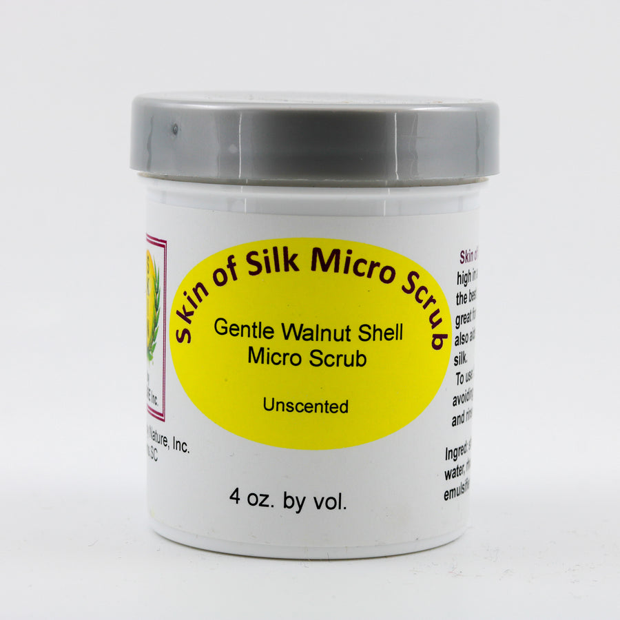 Gentle Exfoliating Walnut Scrub "Skin of Silk"