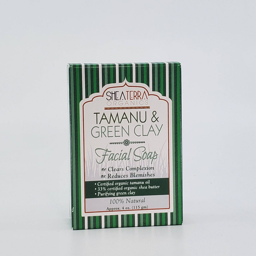 Tamanu & Green Clay Facial Soap - The Mockingbird Apothecary & General Store