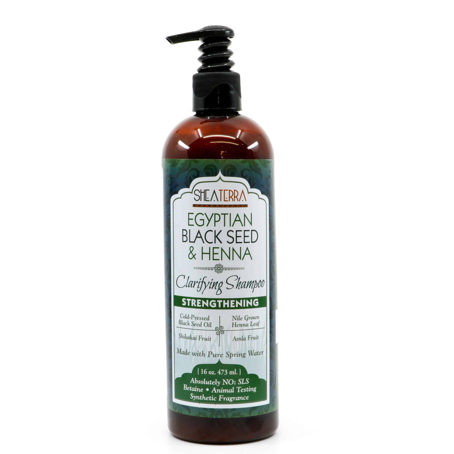 Egyptian Black Seed & Henna Clarifying Shampoo (Strengthening) - The Mockingbird Apothecary & General Store
