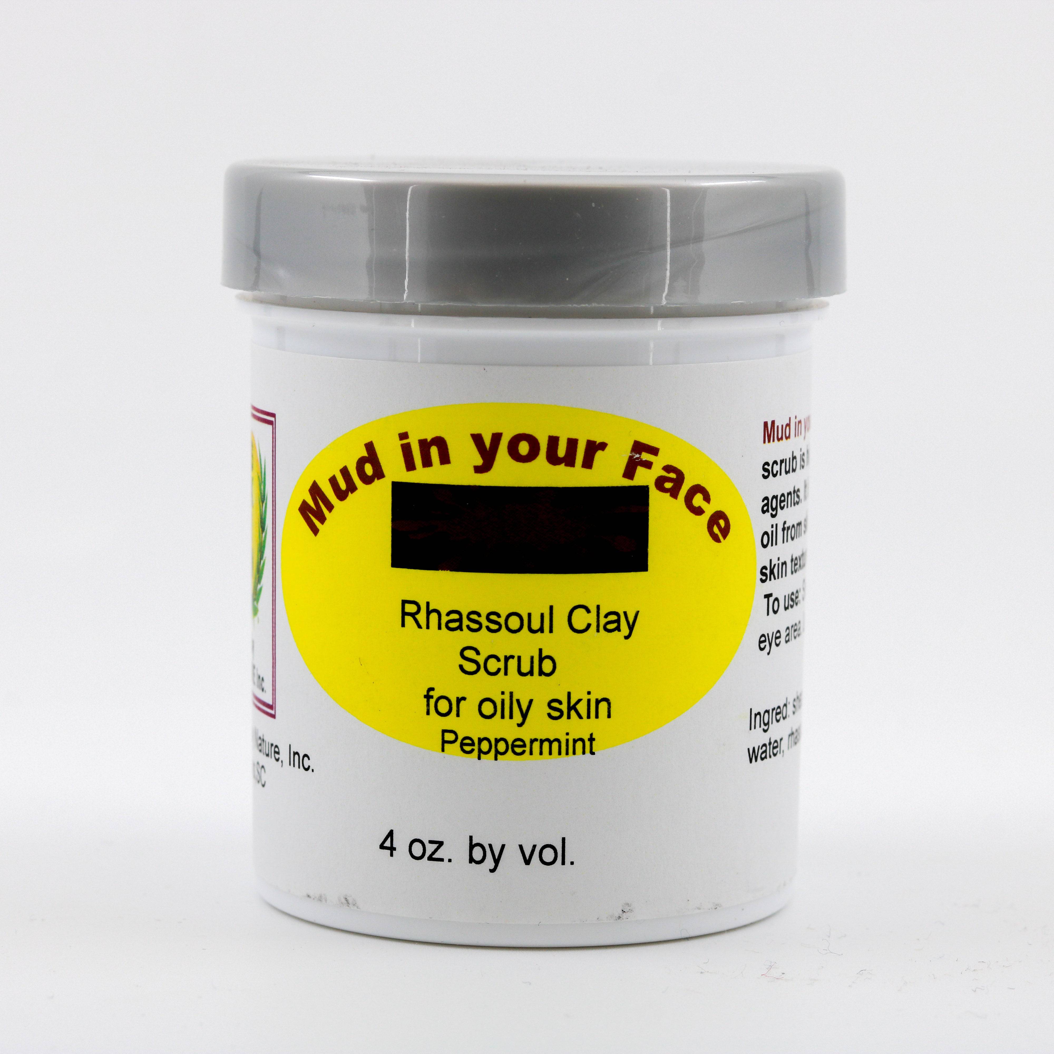 Rhassoul Clay Exfoliating Scrub - The Mockingbird Apothecary & General Store