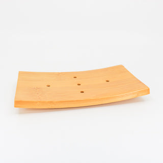 Curved Bamboo Soap Dish - The Mockingbird Apothecary & General Store