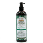 Peppermint & African Black Soap Body Wash - The Mockingbird Apothecary & General Store