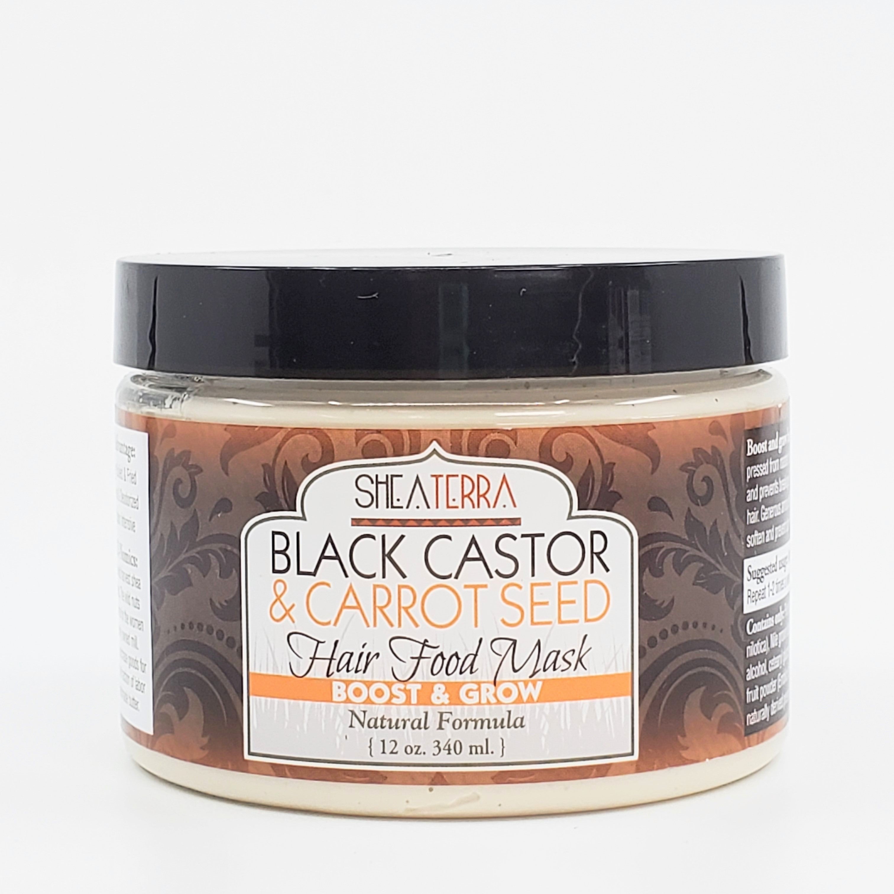 Black Castor and Carrot Seed Hair Food Mask - The Mockingbird Apothecary & General Store