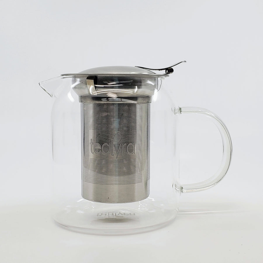 Pyxis Stovetop Safe Glass Teapot Kettle 20oz - The Mockingbird Apothecary & General Store