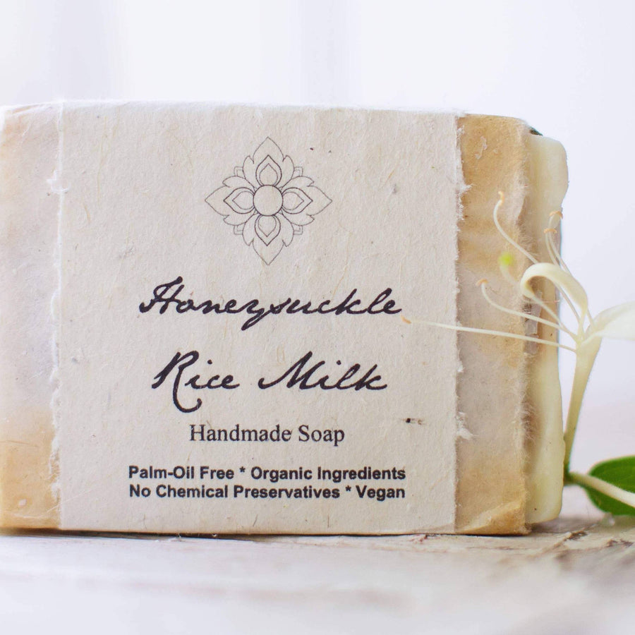 Honeysuckle Rice Milk Organic Soap - The Mockingbird Apothecary & General Store