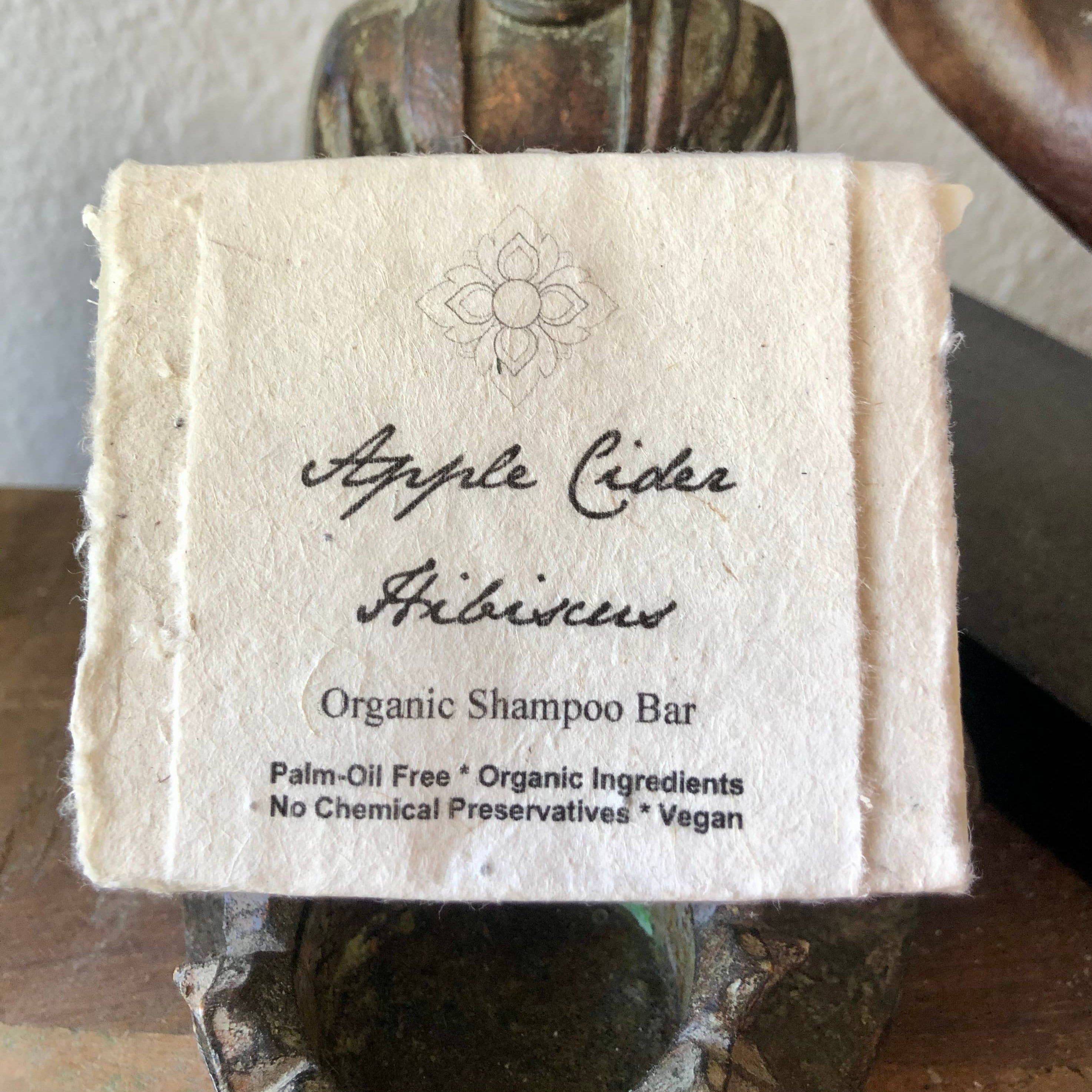 Apple Cider Hibiscus Organic Shampoo Bar - The Mockingbird Apothecary & General Store