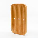 Natural Wood Rectangle Soap Dish - The Mockingbird Apothecary & General Store