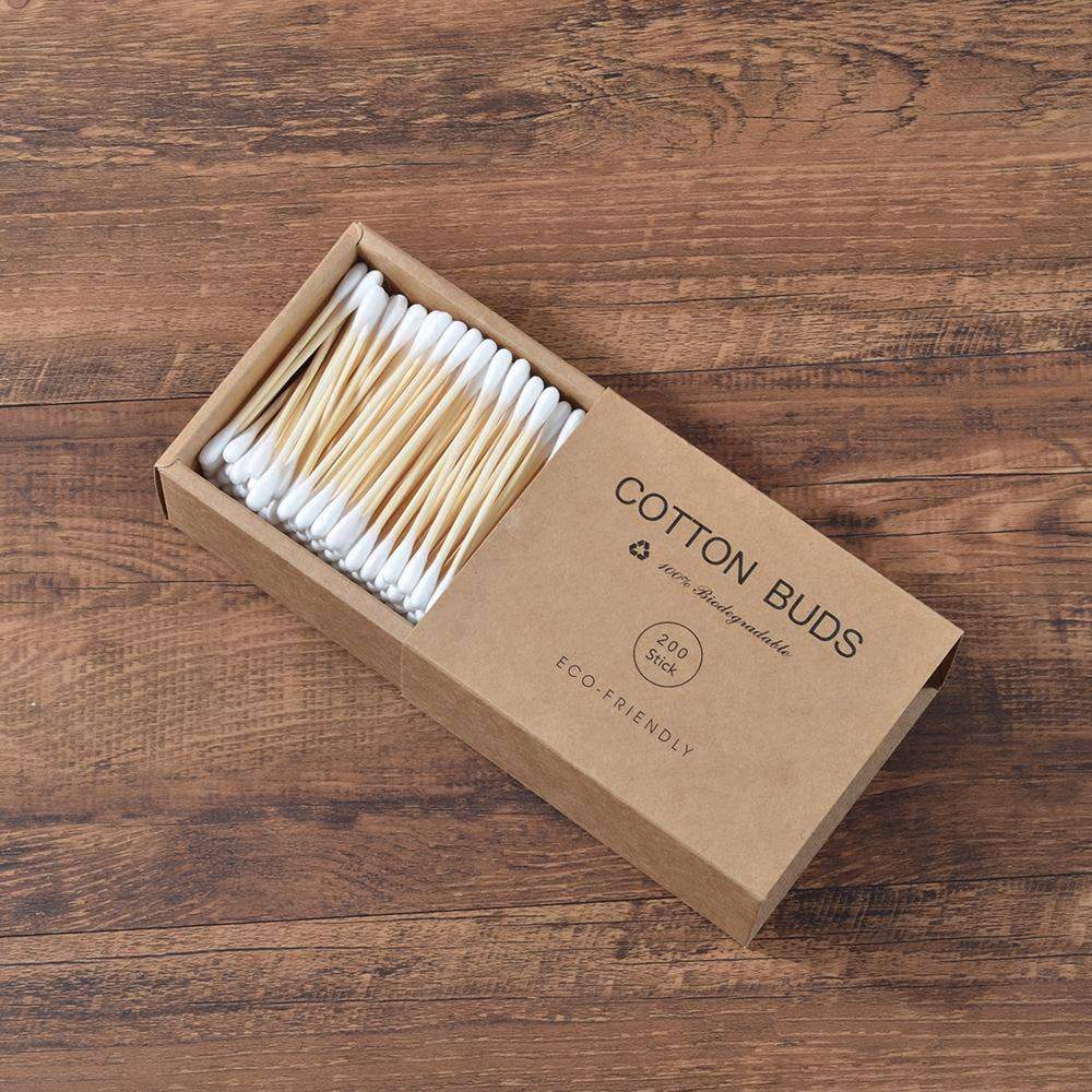 Bamboo Cotton Buds - The Mockingbird Apothecary & General Store